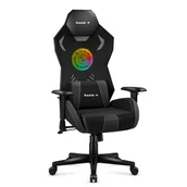 Fotele gamingowe - Huzaro Combat 7.6 RGB Black - miniaturka - grafika 1