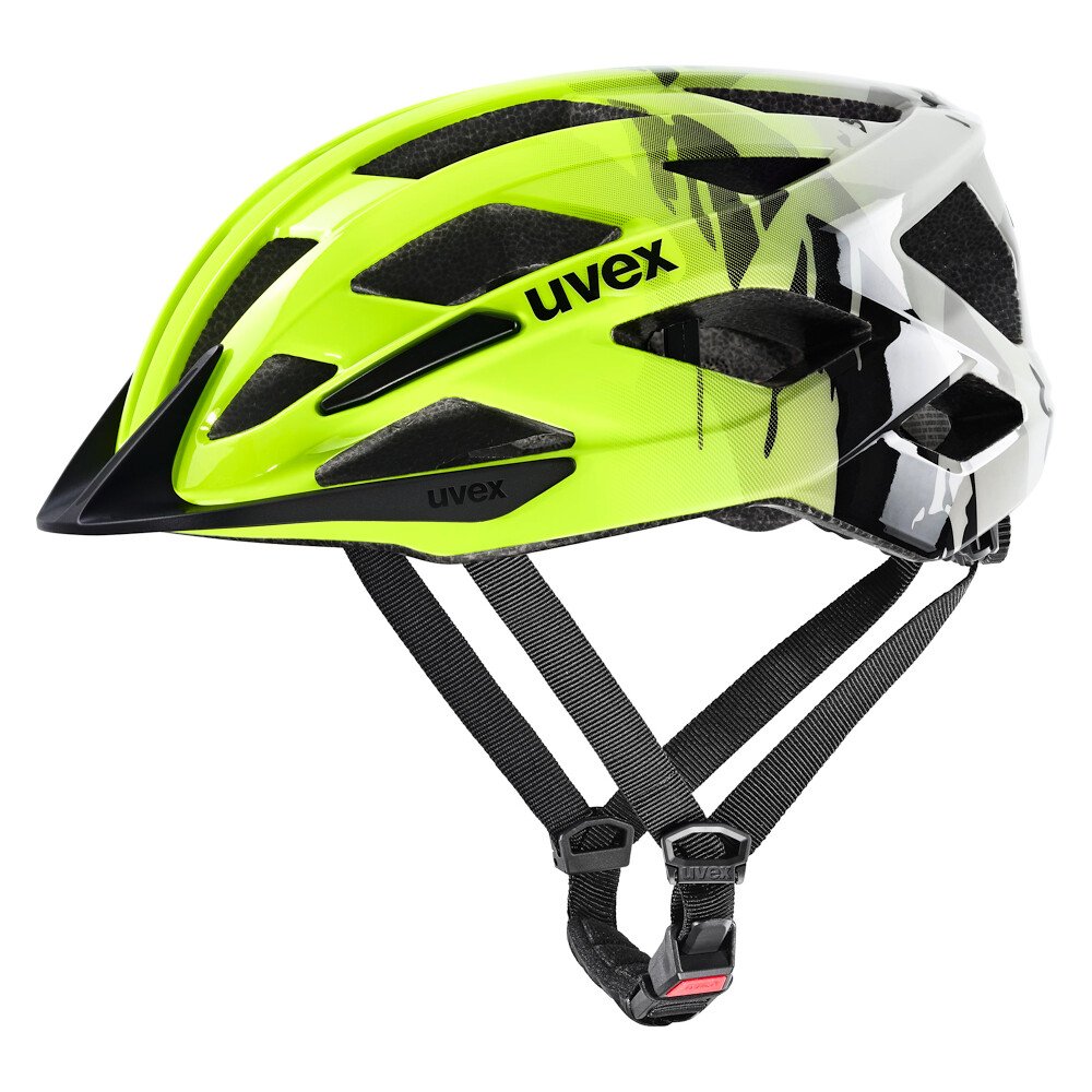Kask dziecięcy Uvex Air Wing 2 Neon Yellow - Black (S4146640300) 50 - 54 cm