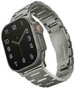 Akcesoria do smartwatchy - Pasek Uniq Osta Stainless Steel do Apple Watch Series 1/2/3/4/5/6/7/8/SE/SE2/Ultra 42-49 mm Srebrny (8886463684641) - miniaturka - grafika 1