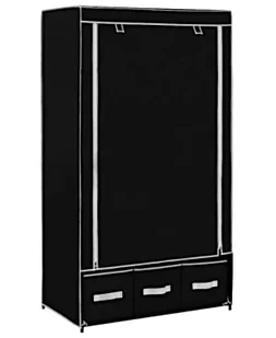 Czarna składana materiałowa szafa N3-G88 - Szafy Czarna składana materiałowa szafa N3-G88 - Szafy - miniaturka - grafika 1