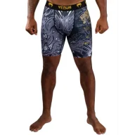 Spodnie sportowe męskie - Venum Vale Tudo Shorts Spodenki Kompresyjne Wolf Atak Black/Grey - miniaturka - grafika 1