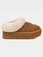 Kapcie damskie - UGG Skórzane kapcie "Tazzlita" w kolorze jasnobrązowym - miniaturka - grafika 1
