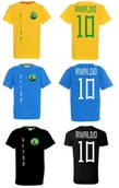 Koszulki sportowe męskie - Koszulka BRAZYLIA RIVALDO 10 - miniaturka - grafika 1