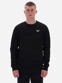 Bluzy męskie - Bluza bez kaptura męska Reebok Kai Small Logo Crewneck Swe 100240743 XL Czarna (1200175387671). Bluzy bez kaptura męskie - miniaturka - grafika 1