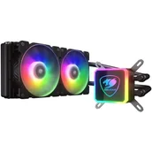 Chłodzenie wodne - Cougar AIO Liquid Cooling Aqua 240 ARGB VA120 ARGB fansx2+ARGB Pump Head+remove control 3MAQR240.0001 - miniaturka - grafika 1