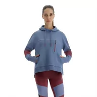 Bluzy damskie - Macron Damska bluza Athleisure Scc Adua lekka rozciągliwa bluza z kapturem Lavio/Lbrd Wmn, błękitna, M, Błękitny, M - miniaturka - grafika 1