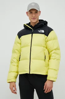 Kurtki męskie - The North Face kurtka puchowa MEN S 1996 RETRO NUPTSE JACKET męska kolor żółty zimowa - grafika 1