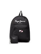 Plecaki - Pepe Jeans Plecak London Backpack PU030058 Czarny - miniaturka - grafika 1