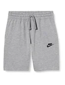 Spodenki damskie - Nike Szorty chłopięce B Nsw Short Jsy Aa szary Carbon Heather/Black/Black 8 lat - miniaturka - grafika 1