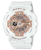 Paski - Zegarek Casio BA-110X-7A1ER, biały, pasek - miniaturka - grafika 1