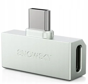 FiiO x SNOWSKY Tiny A - silver - Wzmacniacz słuchawkowy z DAC USB-C + 3.5mm port - Wzmacniacze słuchawkowe - miniaturka - grafika 1