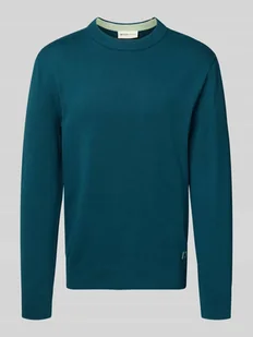 Sweter o kroju regular fit z czystej bawełny - Swetry męskie - miniaturka - grafika 1