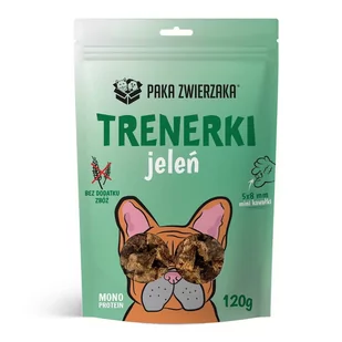 PAKA ZWIERZAKA Trenerki Jeleń 120g - Przysmaki dla psów - miniaturka - grafika 1