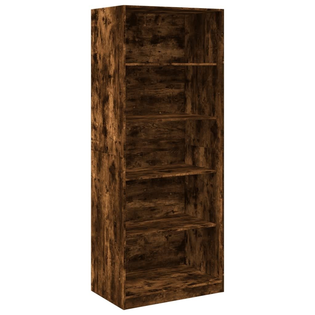 vidaXL Szafa dąb wędzony 80x50x200 cm materiał drewnopochodny