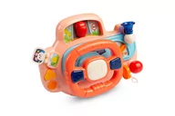 Zabawki interaktywne dla dzieci - Zabawka Edukacyjna - Kierownica Rajdowca Pink - miniaturka - grafika 1