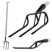 Łopaty i widły - Widły do spulchniania gleby Loupit 26cm z trzonkiem - miniaturka - grafika 1