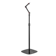 Inne akcesoria audio-wideo - Stojak na mikrofon maclean mc-337 metalowy, regulacja wysokości 626-1694 mm, 1kg max MC-337 - miniaturka - grafika 1