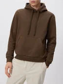 Bluzy męskie - Reserved - Bluza regular z kapturem - brązowy - miniaturka - grafika 1