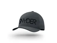 Czapki damskie - Czapka golfowa SNYDER Delta Dark Grey L/XL, YUPOONG, FLEXFIT - miniaturka - grafika 1