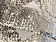 Scrapbooking - Cekiny na taśmie C - 026 ( 1 mb ) SREBRNA - miniaturka - grafika 1