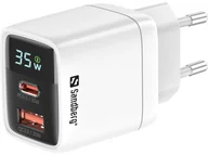 Ładowarki do telefonów - Sandberg 2in1 Charger 1xUSB-C 1xUSB 35W - miniaturka - grafika 1