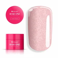 Żele do paznokci - Żel Budujący Base One Shimmer Misty Rose 15g do Paznokci - miniaturka - grafika 1