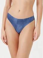 Majtki damskie - Chantelle Stringi Soft Stretch C11D90 Niebieski - miniaturka - grafika 1