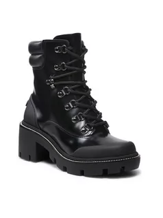 Półbuty damskie - Tory Burch Botki Lug Sole Hiker Ankle Boot 85304 Czarny - grafika 1