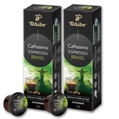 Kawa w kapsułkach i saszetkach - Kapsułki Tchibo Cafissimo Espresso Brasil caffe kawa zestaw 2x10 szt. kaps. - miniaturka - grafika 1