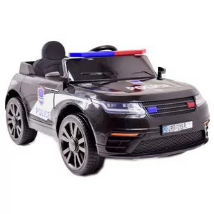 Import SUPER-TOYS SUPER-TOYS AUTO NA AKUMULATOR NAJNOWSZA POLICJA 4X4 KOGUTY DŹWIĘKI PILOT/BLT-201  BLT-201-CZARNY - Jeździki dla dzieci - miniaturka - grafika 1