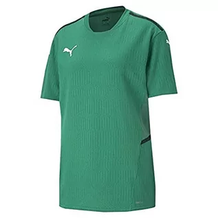 Koszulki męskie - PUMA PUMA Koszulka męska Teamcup Jersey zielony zielony (Pepper Green) M 704386 - grafika 1