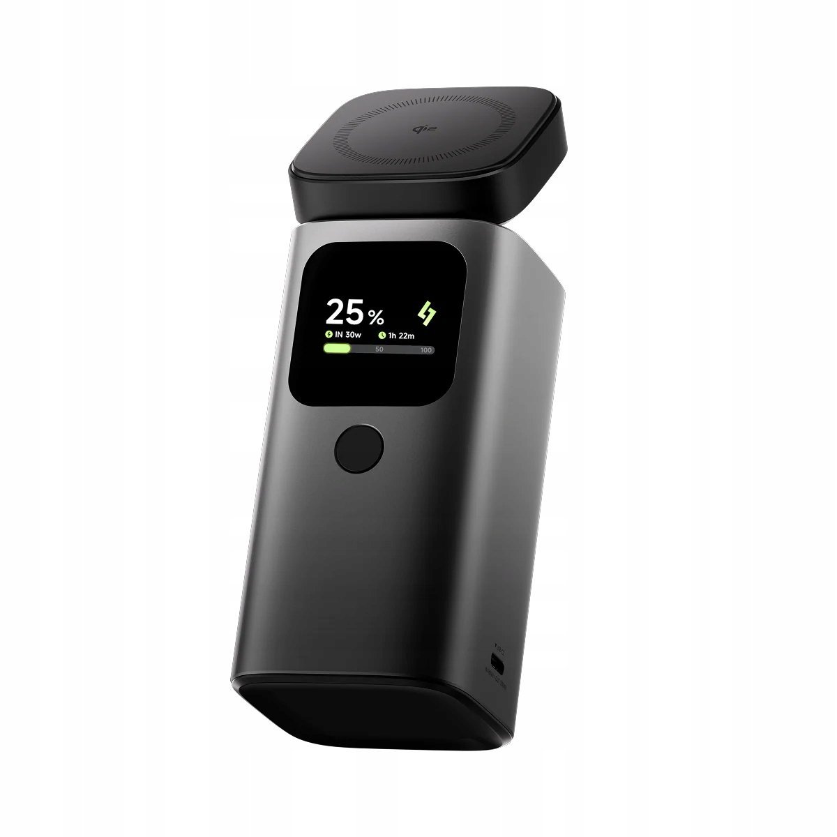 SHARGE StangMag 15000mAh powerbank MagSafe Qi2 100W USB C szybkie ładowanie