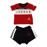 Spodenki dla niemowląt - Komplet niemowlęcy Air Jordan koszulka spodenki r. 50-56cm - 5J5995-023-0-3 - miniaturka - grafika 1