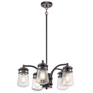 Kichler LYNDON KL/LYNDON/5P lampa wisząca 5x75W E27 - Lampy ogrodowe - miniaturka - grafika 1