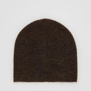 Reserved - Czapka beanie - ciemnobrązowy - Czapki damskie - miniaturka - grafika 1