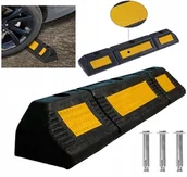 Akcesoria BHP - Mocny Ogranicznik Parkingowy Kół Separator Gumowy Odbojnica Odbojnik 58 Cm - miniaturka - grafika 1