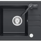 Zlewozmywaki - Zlewozmywak granitowy Sogno Quadron - miniaturka - grafika 1