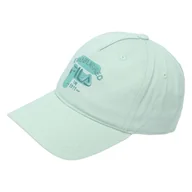 Czapki damskie - Czapka z daszkiem FILA BARNAUL 5 PANEL FCU0086-60026 – Zielony - miniaturka - grafika 1
