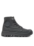 Botki męskie - Palladium Trapery Mono Chrome 73089-089-M Szary - miniaturka - grafika 1