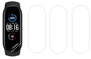 3 SZT FOLIA OCHRONNA NA EKRAN DO XIAOMI MI BAND 5 - Akcesoria do pulsometrów i zegarków sportowych - miniaturka - grafika 1
