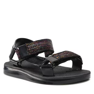 Melissa Sandały Mini Papete + Rider I 33381 Black/Black 50481 - Sandały damskie - miniaturka - grafika 1