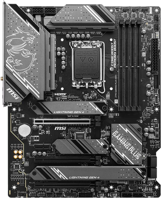 Płyta główna MSI Z790 GAMING PLUS Wi-Fi (s1700, Intel Z790, PCI-Ex16)