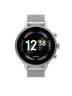 Fossil Gen 6 FTW6083 Srebrny - Smartwatch - miniaturka - grafika 1