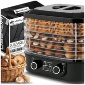 Suszarki do grzybów, owoców i warzyw - SUSZARKA DO GRZYBÓW WARZYW I OWOCÓW 400W REGULACJA TEMPERATURY TIMER 5 SIT - miniaturka - grafika 1