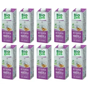 Biozen Napój migdałowy bezglutenowy Zestaw 10 x 1 L Bio - Soki i napoje niegazowane - miniaturka - grafika 1