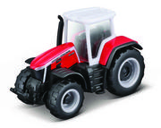 Samochody i pojazdy dla dzieci - Maisto 15591 Traktor 3'' Massey Ze Spychaczem - miniaturka - grafika 1