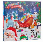 Ozdoby bożonarodzeniowe - Coolpack Kalendarz adwentowy Colorino Sanie Mikołaja przybory szkolne - miniaturka - grafika 1