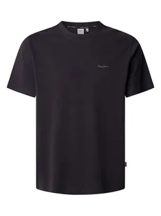 Pepe Jeans Koszulka "Connor" w kolorze czarnym - Koszulki męskie - miniaturka - grafika 1