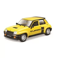 Kolekcjonerskie modele pojazdów - Bburago 1:24 Renault R5 Turbo, Żółty - miniaturka - grafika 1