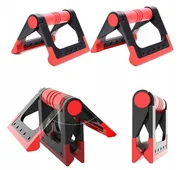 Pozostały sprzęt i akcesoria do ćwiczeń - Uchwyty Do Pompek Push Up Podpórki Pp01 2Szt Pretorians - miniaturka - grafika 1